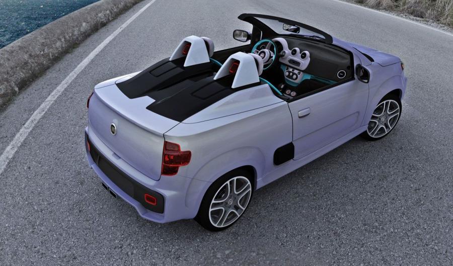  Fiat Uno Cabrio Concept 2010 года  (фото 11 из 24)
